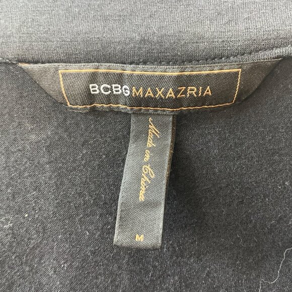 Bcbg Maxazria Women's Black Wrap Dress Sz M - Picture 6 of 8